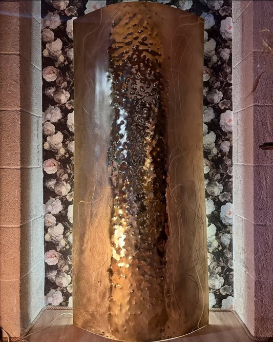 porte en laiton sculpture unique artisanale
