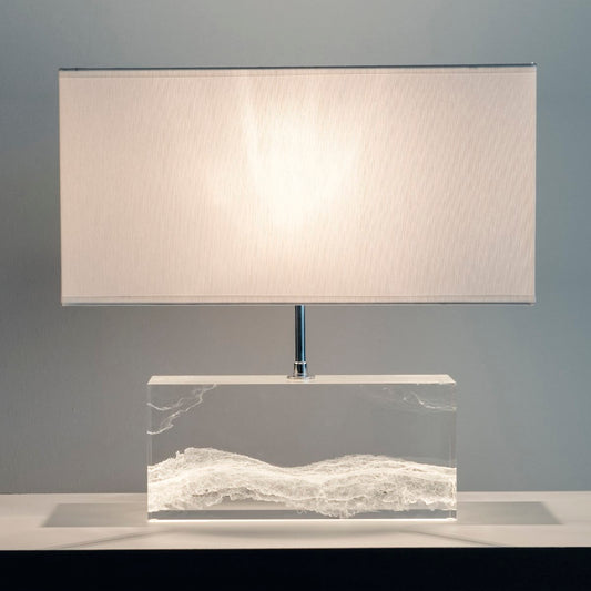 lampe en acrylique avec un design Cloud nuage, couleur blanc, Entreprise du Patrimoine vivant FIVA
